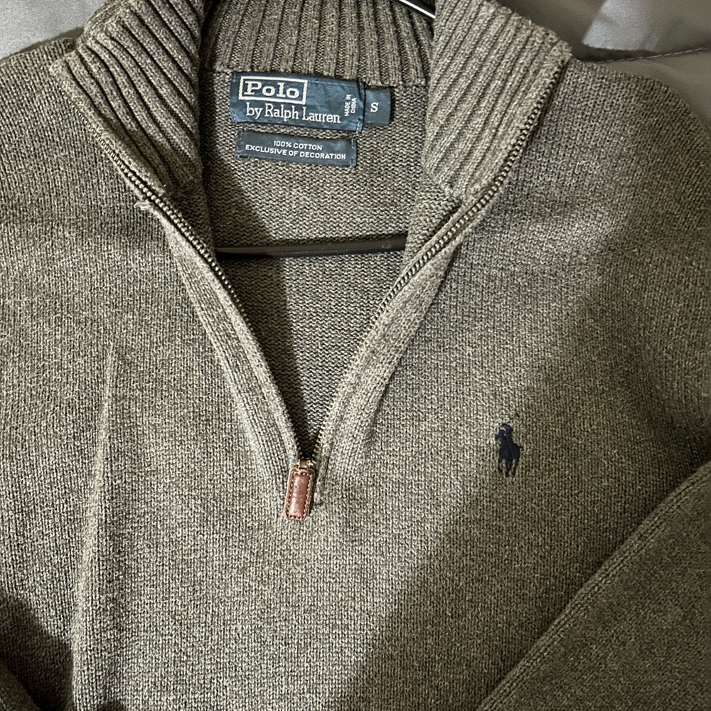Ralph Lauren quarter zip sweater | Mens Small
